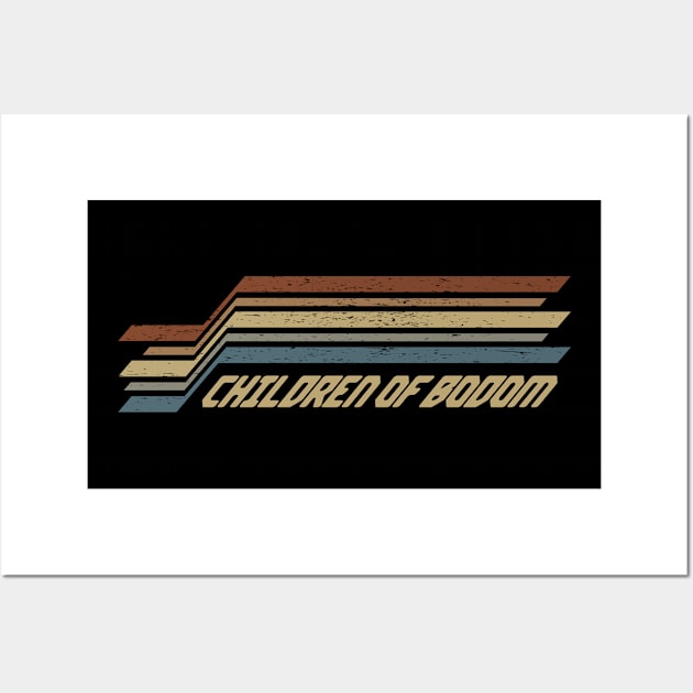 Children of Bodom Stripes Wall Art by orovein